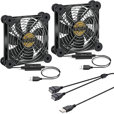 【新品未使用❗️】 USB BESKTOP DOUBLE FAN Usb Cooling Fan Usb Computer Fan Dual Cooling Fan Computer